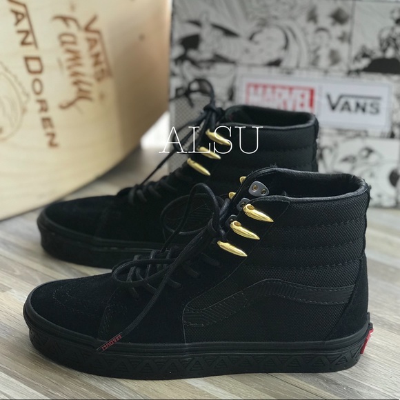 NWT VANS MARVEL Black Panther 🐆W AUTHENTIC - Picture 2 of 8